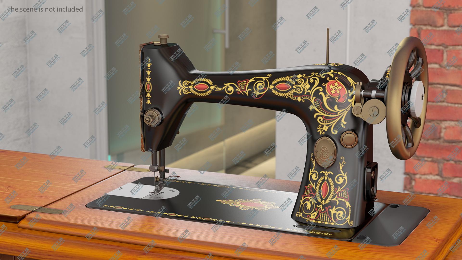 images/goods_img/2021040235/Antique Sewing Machine 3D/5.jpg